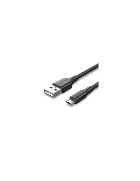 Cable USB 2.0 Vention CTIBF/ USB Macho - MicroUSB Macho/ 480Mbps/ 1m/ Negro