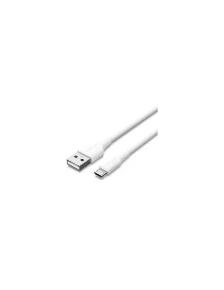 Cable USB 2.0 Vention CTIWF/ USB Macho - MicroUSB Macho/ Hasta 60W/ 480Mbps/ 1m/ Blanco