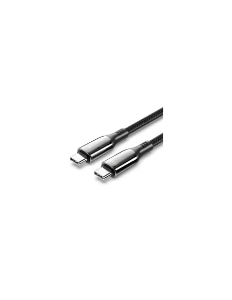 Cable USB 2.0 Tipo-C 5A 100W Vention CTKBAV/ USB Tipo-C Macho - USB Tipo-C Macho/ Hasta 100W/ 480Mbps/ 1.2m/ Negro