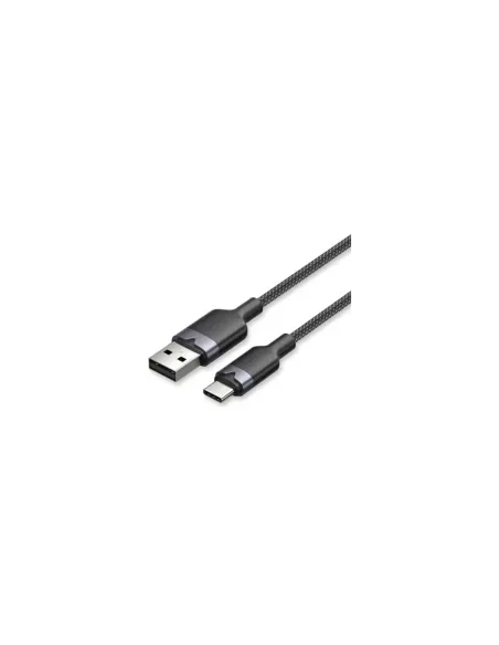 Cable USB 2.0 Tipo-C Vention CTNBF/ USB Tipo-C Macho - USB Macho/ Hasta 60W/ 480Mbps/ 1m/ Negro