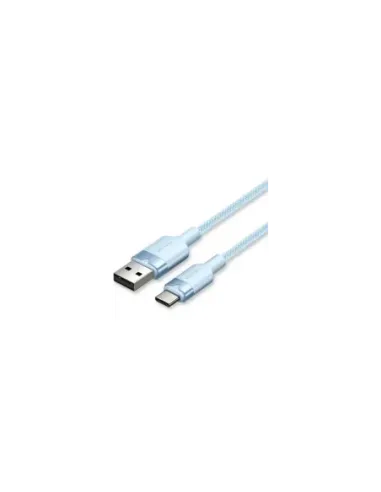 Cable USB 2.0 Tipo-C Vention CTNLF/ USB Tipo-C Macho - USB Macho/ Hasta 60W/ 480Mbps/ 1m/ Azul
