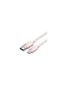 Cable USB 2.0 Tipo-C Vention CTNPH/ USB Tipo-C Macho - USB Macho/ Hasta 60W/ 480Mbps/ 2m/ Rosa