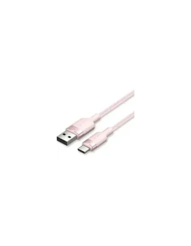 Cable USB 2.0 Tipo-C Vention CTNPH/ USB Tipo-C Macho - USB Macho/ Hasta 60W/ 480Mbps/ 2m/ Rosa