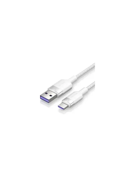 Cable USB 2.0 Tipo-C Vention CTOWF/ USB Tipo-C Macho - USB Macho/ Hasta 100W/ 480Mbps/ 1m/ Blanco