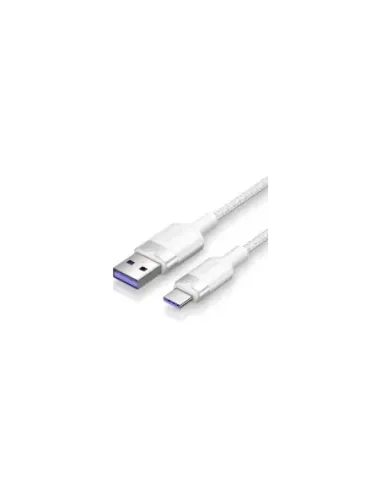 Cable USB 2.0 Tipo-C Vention CTOWF/ USB Tipo-C Macho - USB Macho/ Hasta 100W/ 480Mbps/ 2m/ Blanco