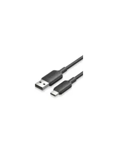 Cable USB 2.0 Tipo-C Vention CTQBF/ USB Tipo-C Macho - USB Macho/ Hasta 60W/ 480Mbps/ 1m/ Negro