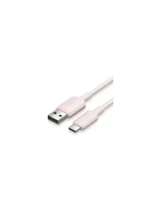 Cable USB 2.0 Tipo-C Vention CTQPH/ USB Tipo-C Macho - USB Macho/ Hasta 60W/ 480Mbps/ 2m/ Rosa
