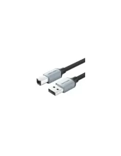 Cable USB 2.0 Impresora Vention CTTHL/ USB Tipo-B Macho - USB Macho/ 480Mbps/ 10m/ Gris