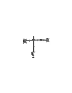 Soporte de Mesa para 2 Monitores Aisens DT32TSR-041/ Giratorio/ Inclinable/ hasta 8kg