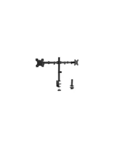 Soporte de Mesa para 2 Monitores Aisens DT32TSR-279/ Giratorio/ Inclinable/ hasta 10kg
