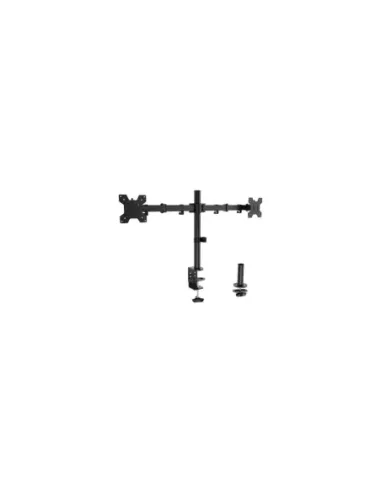 Soporte de Mesa para 2 Monitores Aisens DT32TSR-279/ Giratorio/ Inclinable/ hasta 10kg