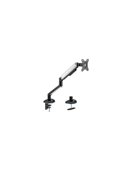 Soporte de Mesa Gaming con Contrapeso para Monitor Aisens DT32TSR-295/ Giratorio/ Inclinable/ hasta 9kg/ con Iluminación RGB