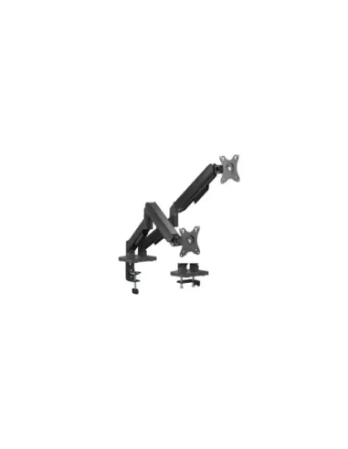 Soporte de Mesa con Contrapeso para 2 Monitores Aisens DT32TSR-357/ Giratorio/ Inclinable/ hasta 9kg