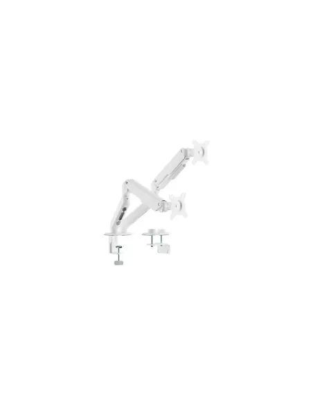 Soporte de Mesa con Contrapeso para 2 Monitores Aisens DT32TSR-439/ Giratorio/ Inclinable/ hasta 9kg