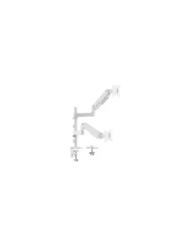 Soporte de Mesa con Contrapeso para 2 Monitores Aisens DT32TSR-441/ Giratorio/ Inclinable/ hasta 9kg