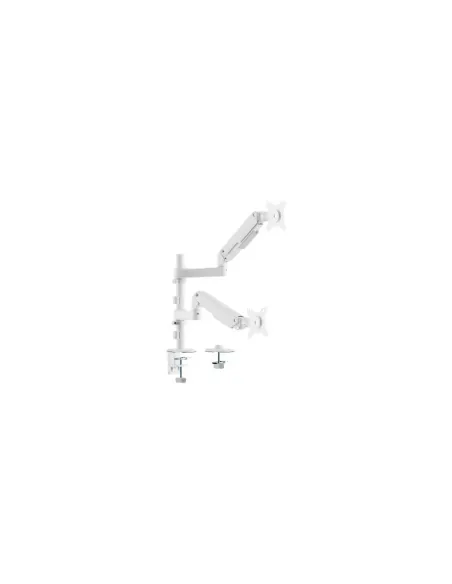 Soporte de Mesa con Contrapeso para 2 Monitores Aisens DT32TSR-441/ Giratorio/ Inclinable/ hasta 9kg