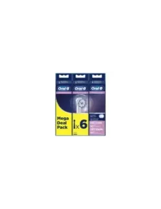 Cabezal de Recambio Braun para cepillo Braun Oral-B Sensitive Clean/ Pack 6 uds