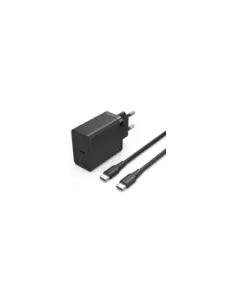 Cargador de Pared Vention FAHBF-EU/ 1xUSB Tipo-C + 2x Cable USB Tipo-C/ 25W
