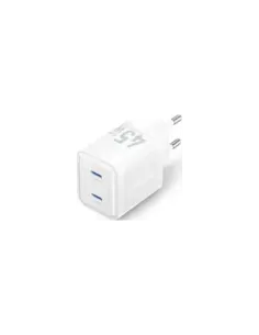 Cargador de Pared GaN Vention FEFW0-EU/ 2xUSB Tipo-C/ 45W