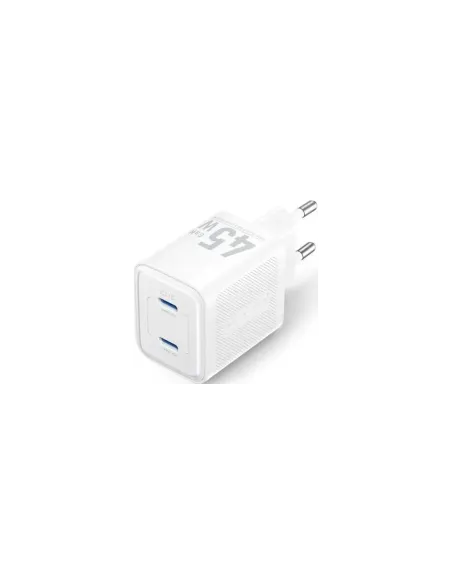 Cargador de Pared GaN Vention FEFW0-EU/ 2xUSB Tipo-C/ 45W