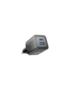 Cargador de Pared GaN Vention FEQB0-EU/ 1xUSB Tipo-C/ 1xUSB/ 30W
