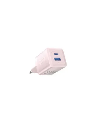Cargador de Pared GaN Vention FEQP0-EU/ 1xUSB Tipo-C/ 1xUSB/ 30W