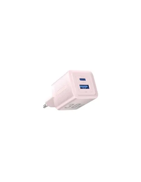 Cargador de Pared GaN Vention FEQP0-EU/ 1xUSB Tipo-C/ 1xUSB/ 30W