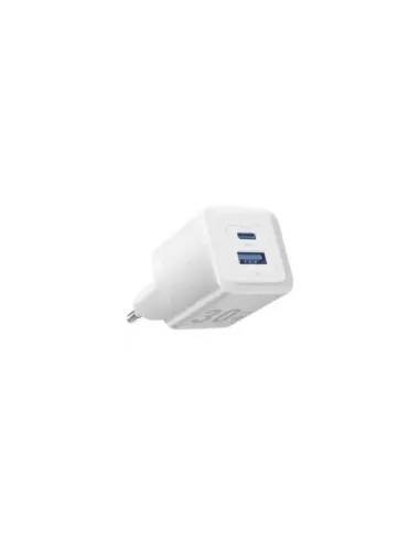 Cargador de Pared GaN Vention FEQW0-EU/ 1xUSB Tipo-C/ 1xUSB/ 30W