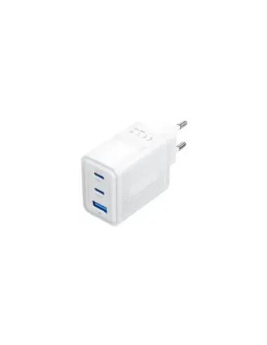 Cargador de Pared GaN Vention FERW0-EU/ 2xUSB Tipo-C/ 1xUSB/ 65W