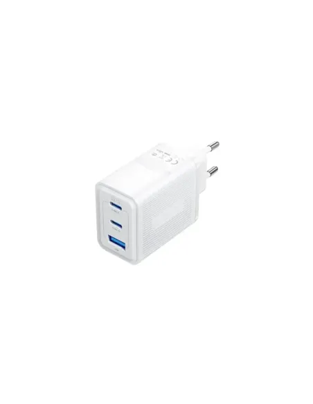 Cargador de Pared GaN Vention FERW0-EU/ 2xUSB Tipo-C/ 1xUSB/ 65W