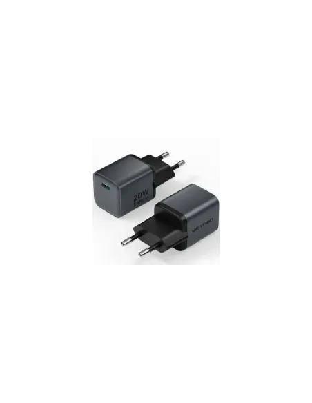 Cargador de Pared GaN Vention FEVH0-EU/ 1xUSB Tipo-C/ 20W
