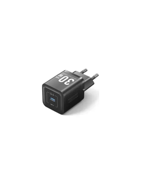Cargador de Pared GaN Vention FEZB0-EU/ 1xUSB Tipo-C/ 30W