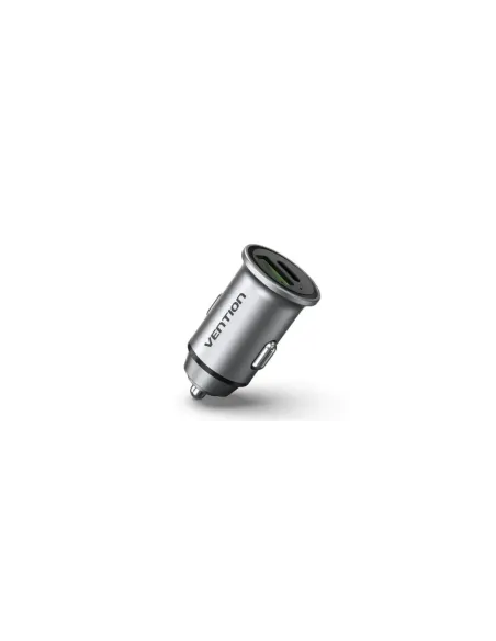 Cargador de Coche Vention FFBH0/ 1xUSB-Tipo C/ 1xUSB/ 20W