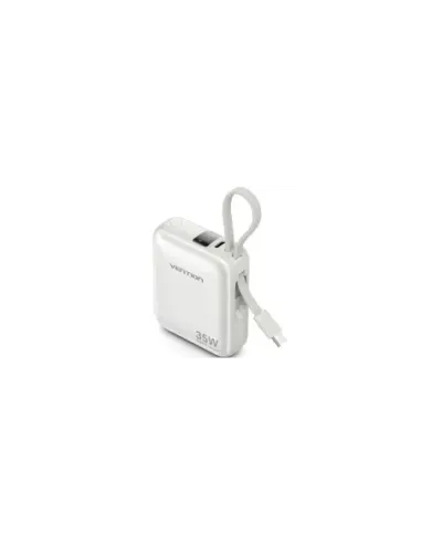 Powerbank 10000mAh Vention FHEN0/ 35W/ Beige/ Incluye Cable USB Tipo-C