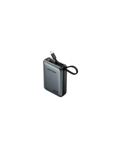 Powerbank 20000mAh Vention FHGH0/ 45W/ Gris/ Incluye Cable USB Tipo-C