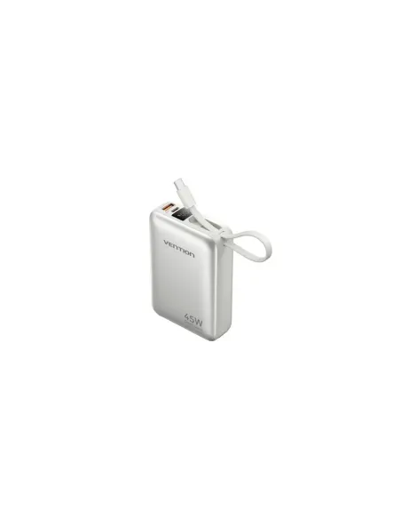 Powerbank 20000mAh Vention FHGN0/ 45W/ Beige/ Incluye Cable USB Tipo-C