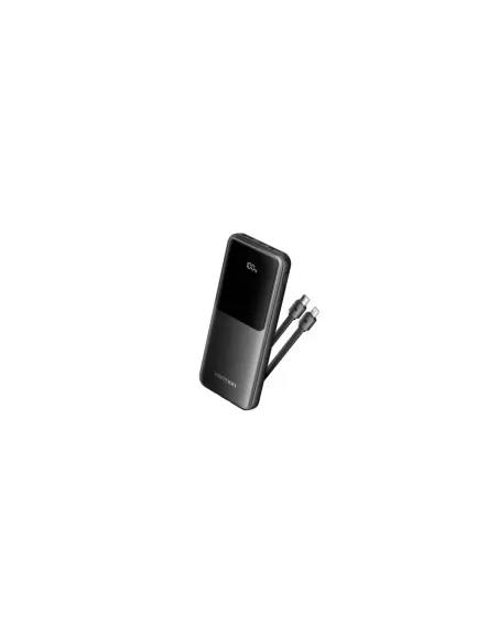 Powerbank 10000mAh Vention FHOB0/ 22.5W/ Negra/ Incluye Cable USB Tipo-C y Lightning