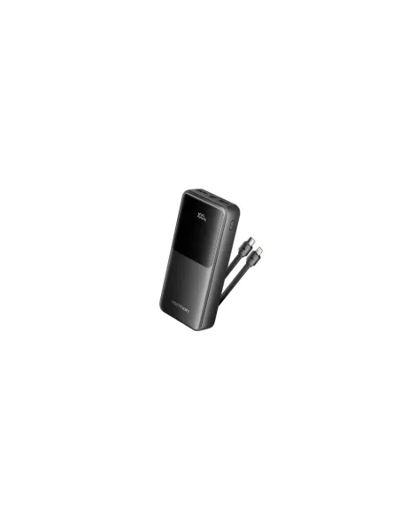 Powerbank 20000mAh Vention FHPB0/ 22.5W/ Negra/ Incluye Cable USB Tipo-C y Lightning