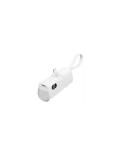 Powerbank 4800mAh Vention FHRW0/ 22.5W/ Blanca/ Incluye Cable USB Tipo-C y Lightning