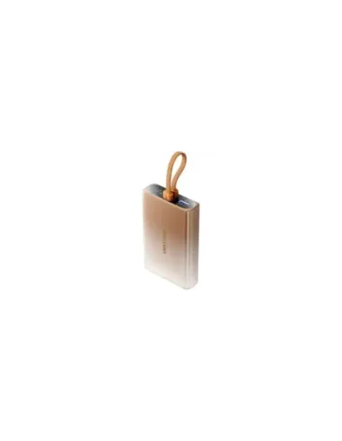 Powerbank 10000mAh Vention FHZJ0/ 22.5W/ Oro/ Incluye Cable USB Tipo-C y Lightning