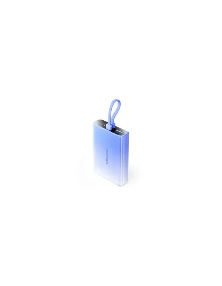 Powerbank 10000mAh Vention FHZL0/ 22.5W/ Azul/ Incluye Cable USB Tipo-C y Lightning