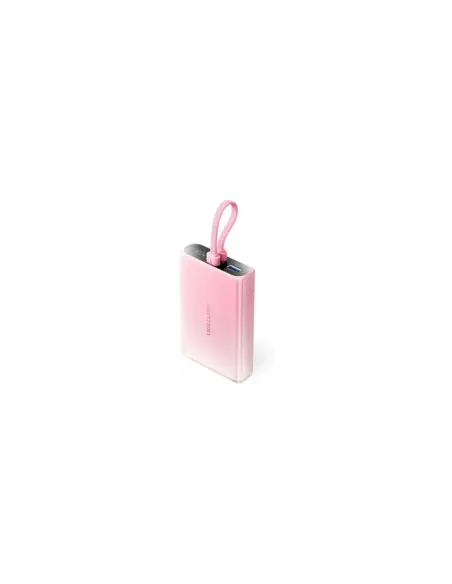 Powerbank 10000mAh Vention FHZP0/ 22.5W/ Rosa/ Incluye Cable USB Tipo-C y Lightning