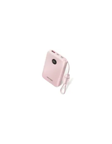 Powerbank 10000mAh Vention FKAP0-C/ 22.5W/ Rosa/ Incluye Cable USB Tipo-C