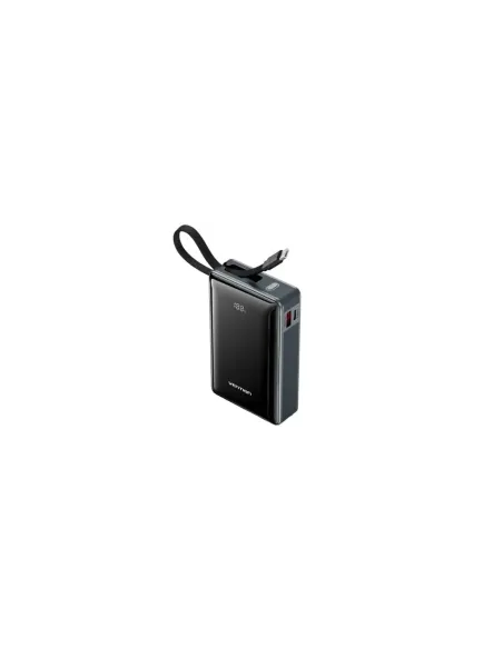 Powerbank 20000mAh Vention FKDM0/ 65W/ Gris/ Incluye Cable USB Tipo-C