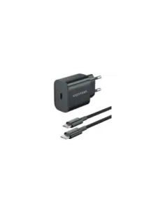 Cargador de Pared Vention G17B0-EU/ 1xUSB Tipo-C + Cable Lightning/ 20W