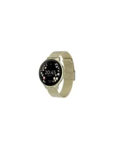 Smartwatch Forever Velora SB-306/ Notificaciones/ Frecuencia Cardíaca/ Oro
