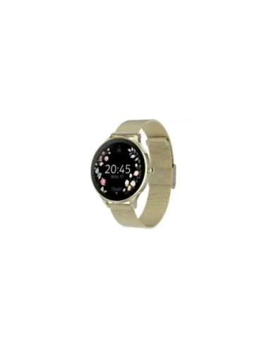 Smartwatch Forever Velora SB-306/ Notificaciones/ Frecuencia Cardíaca/ Oro