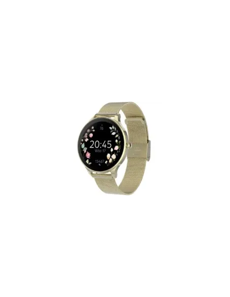 Smartwatch Forever Velora SB-306/ Notificaciones/ Frecuencia Cardíaca/ Oro