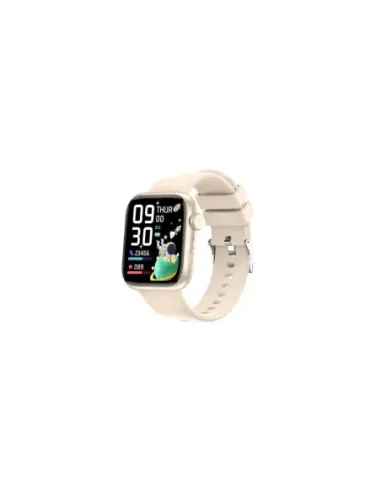 Smartwatch Forever IGo Watch 3 JW-500/ Notificaciones/ Frecuencia Cardíaca/ Marfil