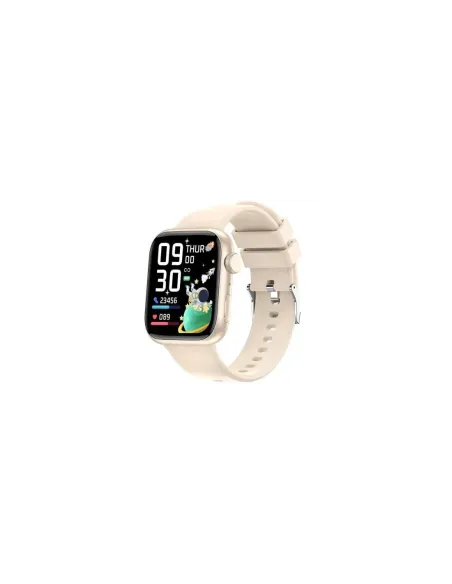 Smartwatch Forever IGo Watch 3 JW-500/ Notificaciones/ Frecuencia Cardíaca/ Marfil